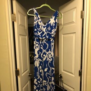Lilly Pulitzer Blue Maxi Dress